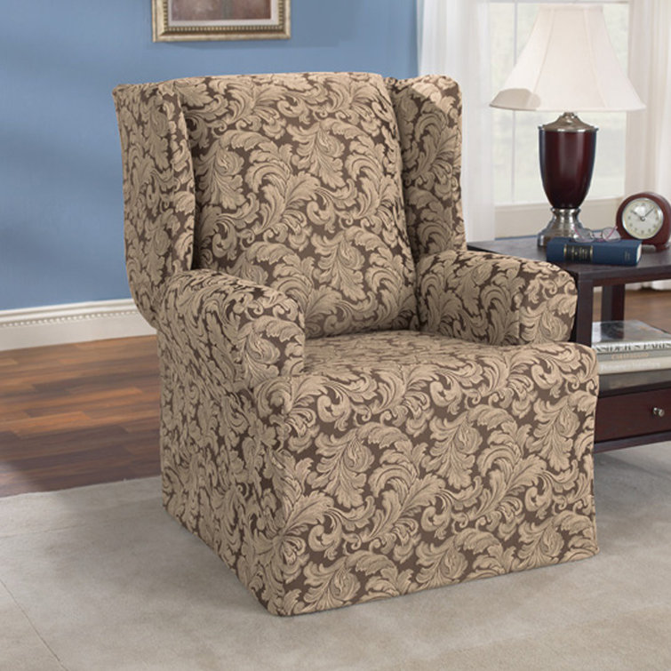 Sure Fit Scroll Classic TCushion Wingback Slipcover & Reviews